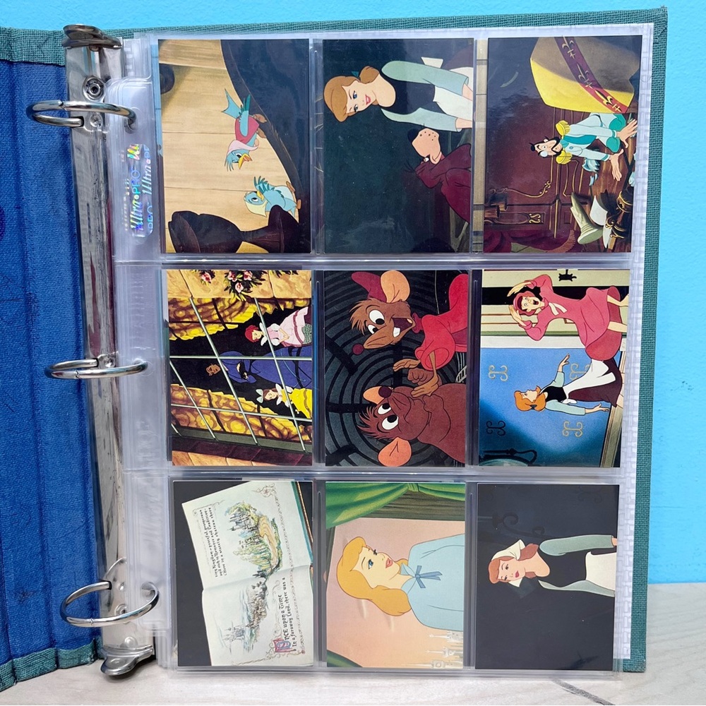 skybox | disney cinderella trading cards 1995 vintage incomplete set of 90